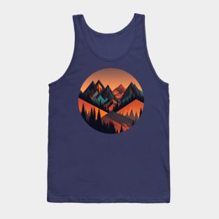 Abstract landscape Tank Top